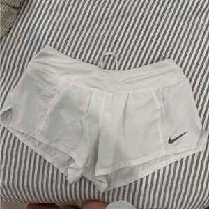 Nike Women's White Athletic Shorts